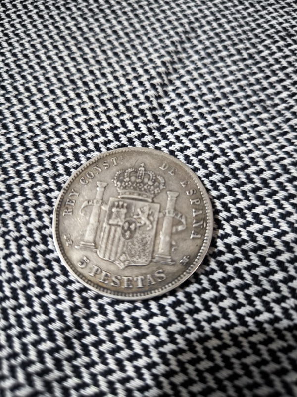 5 pesetas 1878