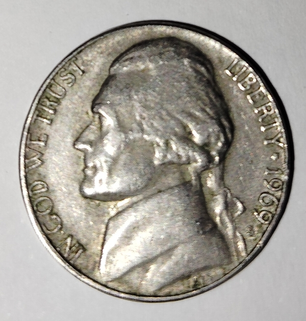 5 CENTS 1969
