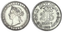 25 سنتاً 1892-1900