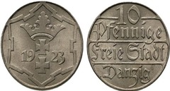 10 بنس 1923 - دانتسيغ