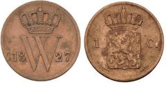 1 سنت 1817-1827 - هولندا
