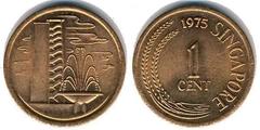 1 سنت 1967-1984 - سنغافورة